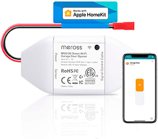 micromódulo interruptor blanco meross con móvil