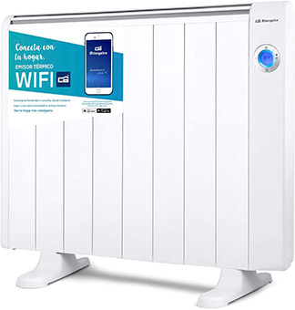 Emisor térmico de la marca Orbegozo en color blanco
