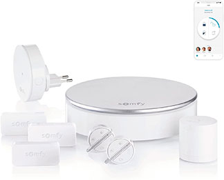 Kit de alarma sin cuotas en color blanco Somfy