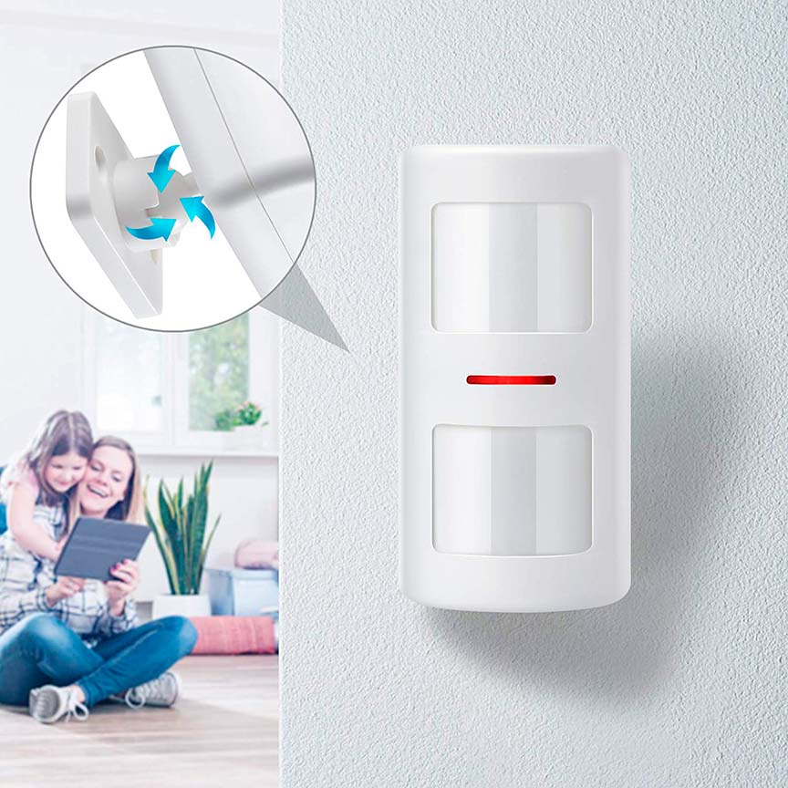 Sensor blanco en la pared