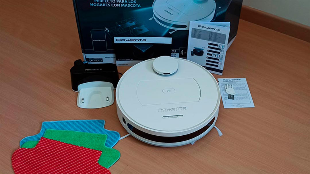 Robot aspirador Rowenta X-plorer Serie 75 en color blanco