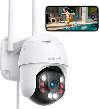Cámara de vigilancia exterior Iegeek