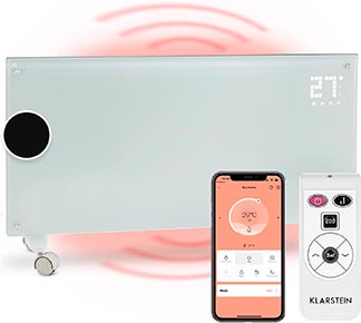 Radiador eléctrico Klarstein en color blanco