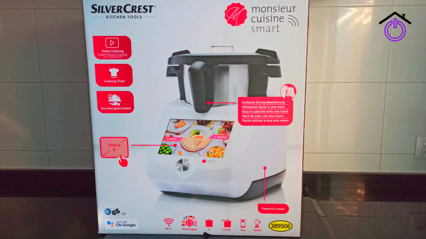 opinion-monsieur-cuisine embalaje del robot de cocina del Lidl Monsieur Cuisine Smart