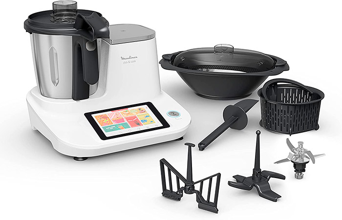 robot de cocina clicl&cook con accesorios