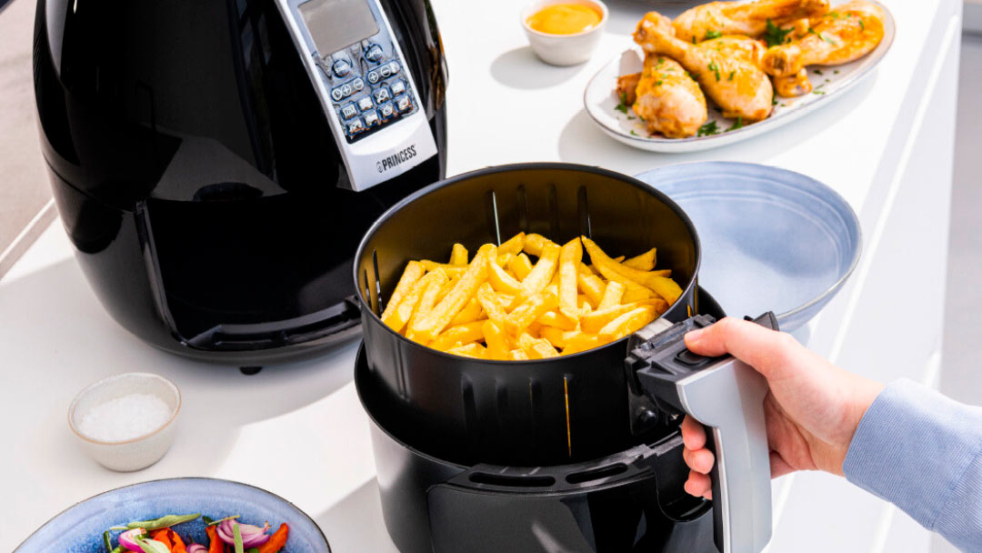 patatas fritas elaboradas con una de las freidoras de aire Princess