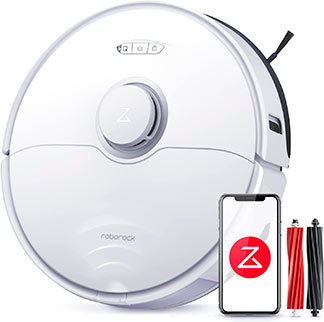 roborock-s8 roborock S8 blanco con smartphone