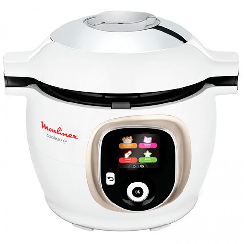 Olla eléctrica programable en color blanco Moulinex Cookeo