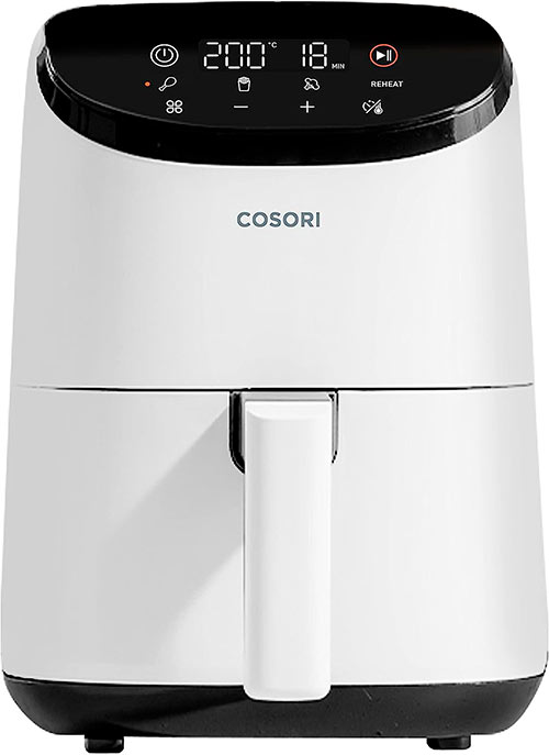 minifreidora de aire cosori lite color blanco
