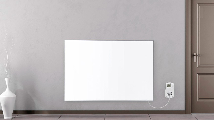 calefaccion-infrarrojos calefacción por infrarrojos en la entrada