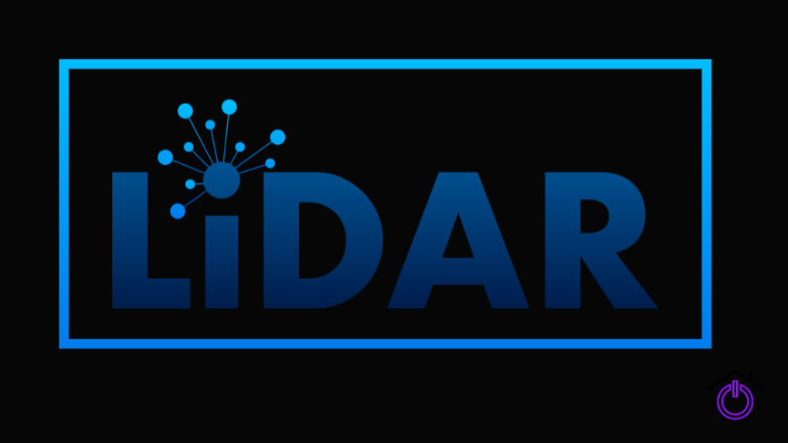 lidar-concepto palabra LiDAR ilustración