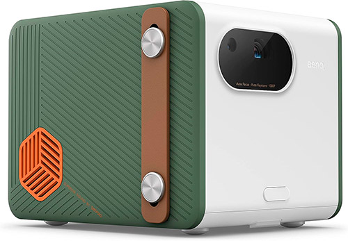 proyector portátil benq gs50 verde y blanco
