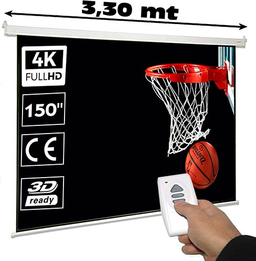 pantalla manual con mando