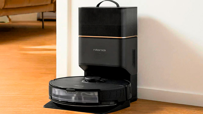 roborock-q8-max-negro robot aspirador Roborock Q8 Max en color negro