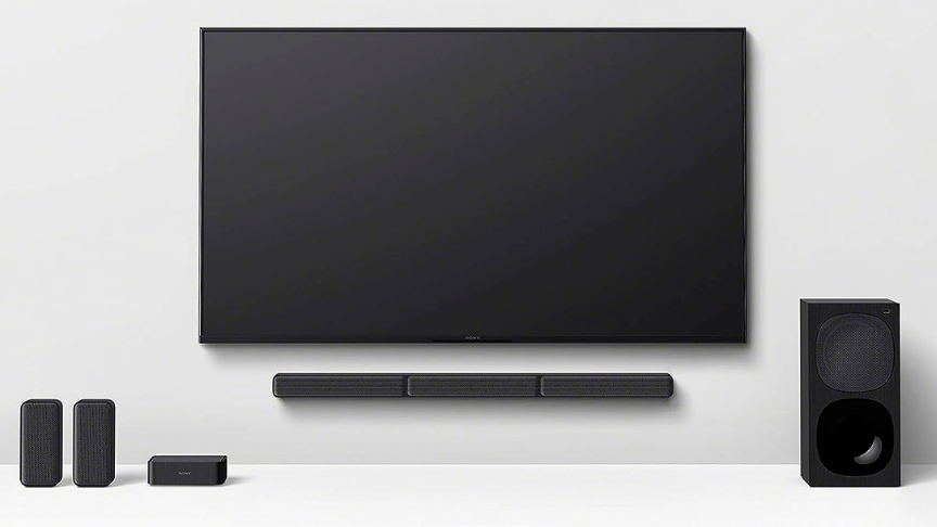 barras-sonido-sony-recomendaciones una de las barras de sonido Sony sobre la pared blanca