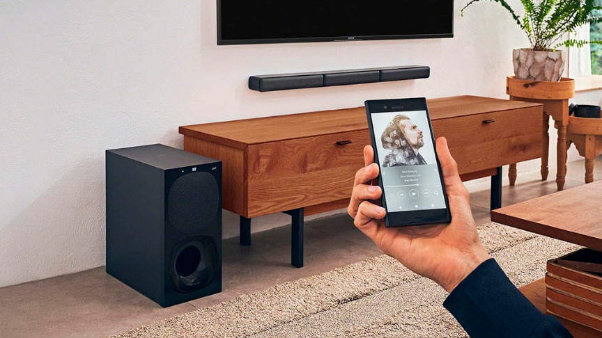 subwoofer-altavoces-sony equipo de subwoofer y altavoces barra de sonido Sony