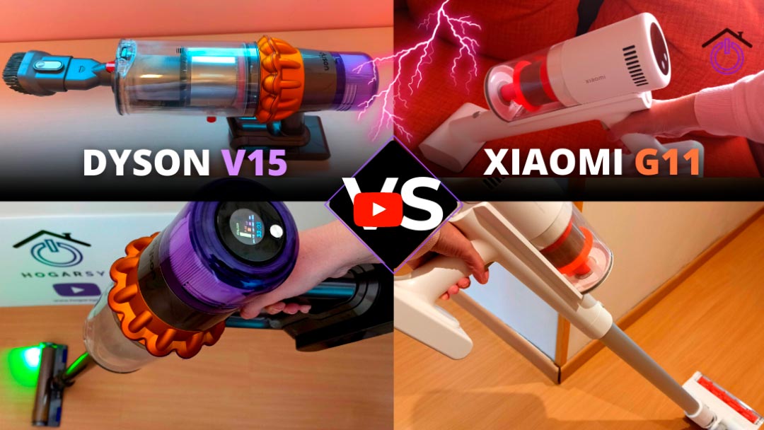 video-dyson-v15-vs-xiaomi-g11 carátula video youtube Dyson V15 versus Xiaomi G11