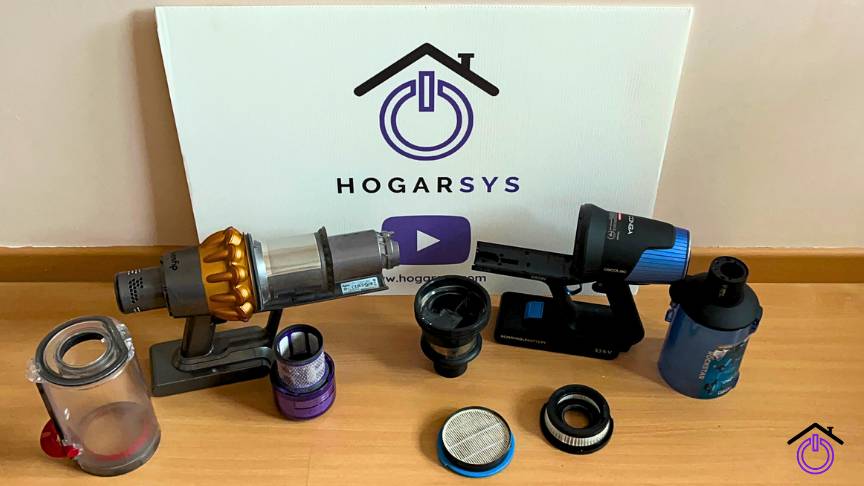 sistemas-de-filtrado-dyson-cecotec sistemas de filtrado Dyson V15 Conga Rockstar 8500