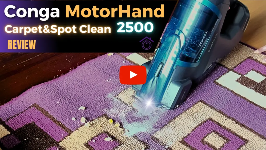 carátula video de youtube Conga MotorHand Carpet&Spot Clean 2500