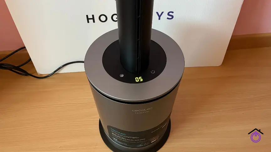 pantalla-totalpure pantalla purificador de aire cecotec