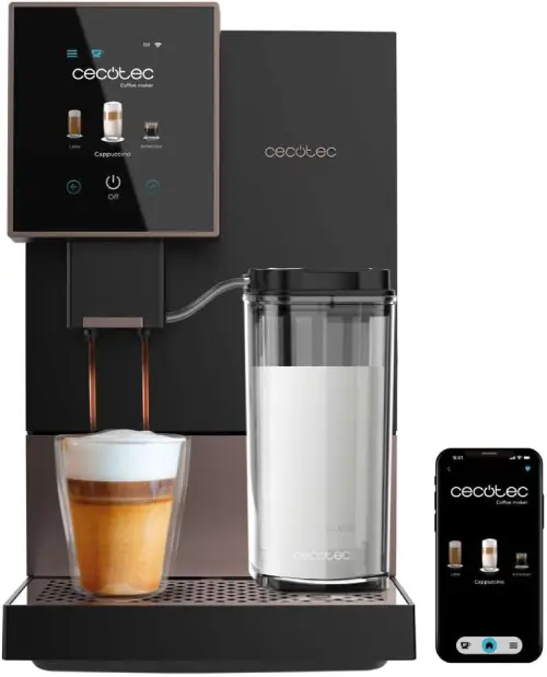 creammaet-compactccino-connected-negra cafetera creammaet compactccino connected black rose
