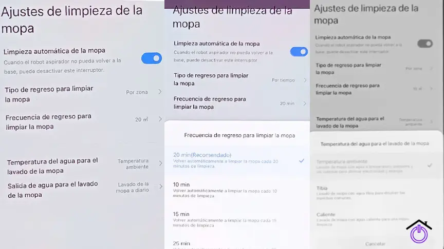 pantalla aplicación xiaomi