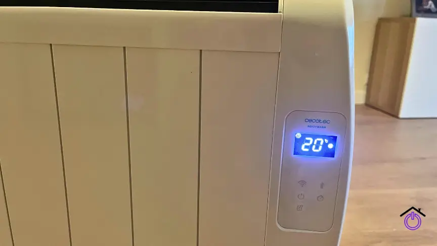 panel-radiador-electrico-cecotec panel control radiador electrico cecotec