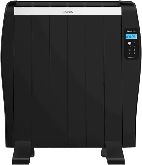 radiador emisor térmico cecotec negro=