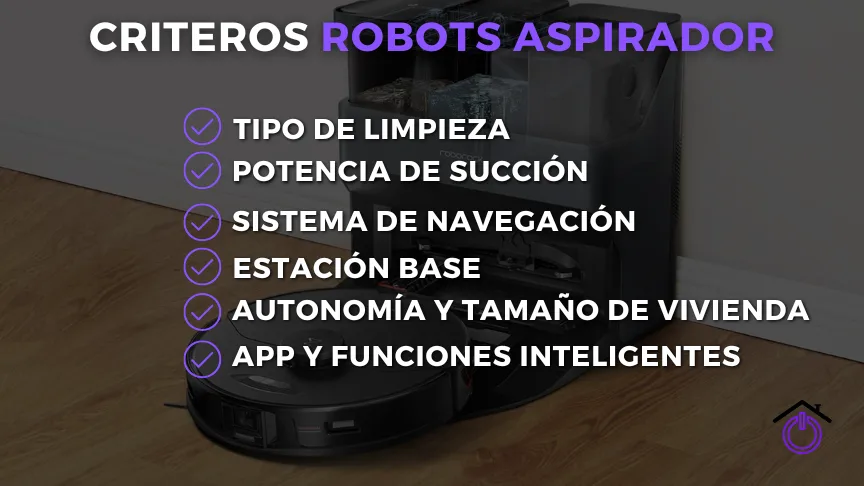 guía-robots-aspirador infografía criterios de compra robots aspirador
