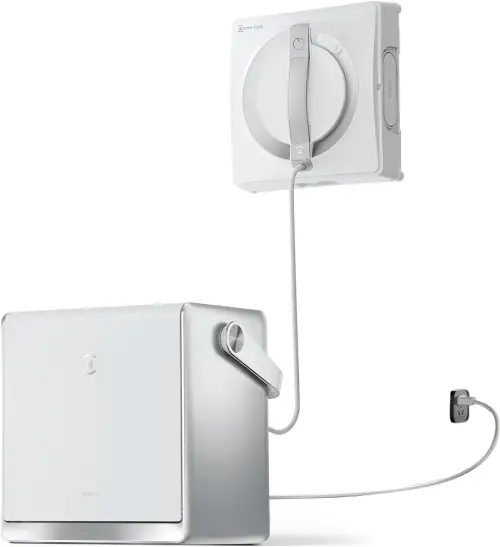 robot limpiacristales ecovacs con estación
