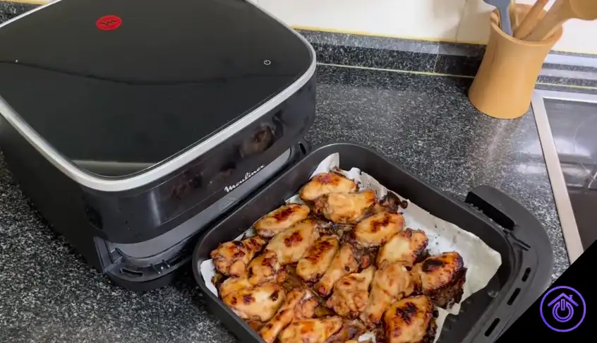 review-easyfry-xl-surface freidora de aire moulinex con alitas