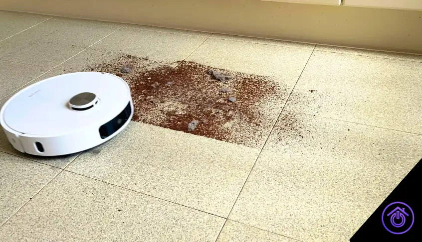 aspiracion-dreame-l10sultra dreame l10s ultra gen2 aspirando café y polvo