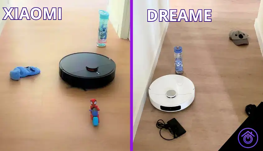 xiaomi x20 max vs dreame l10s ultra gen2 esquivando objetos