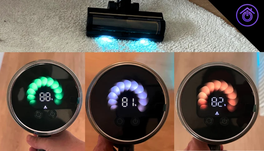 potencia y modos de aspiración Dreame V20 Pro