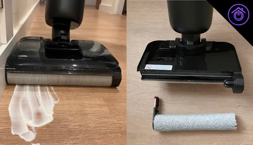 cabezal de fregado eureka floorshine limpiando