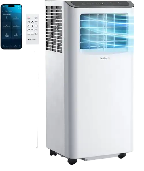 aire-acondicionado-portatil-probreeze aire acondicionado probreeze 9000 btu con mando y app