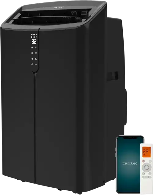 cecotec-forceclima-nux-12600 forceclima 12600 nux en negro con mando y app