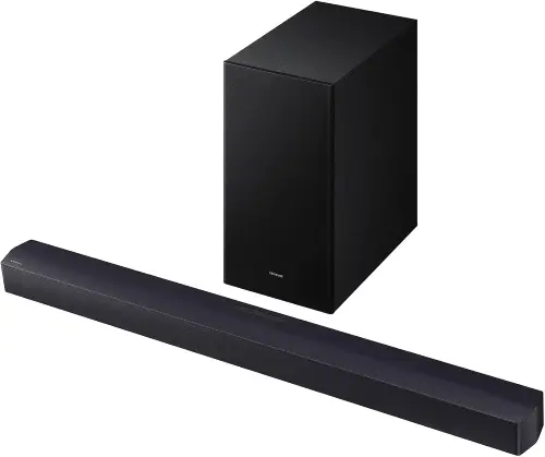Barra de sonido Samsung HW-B450F con subwoofer inalámbrico